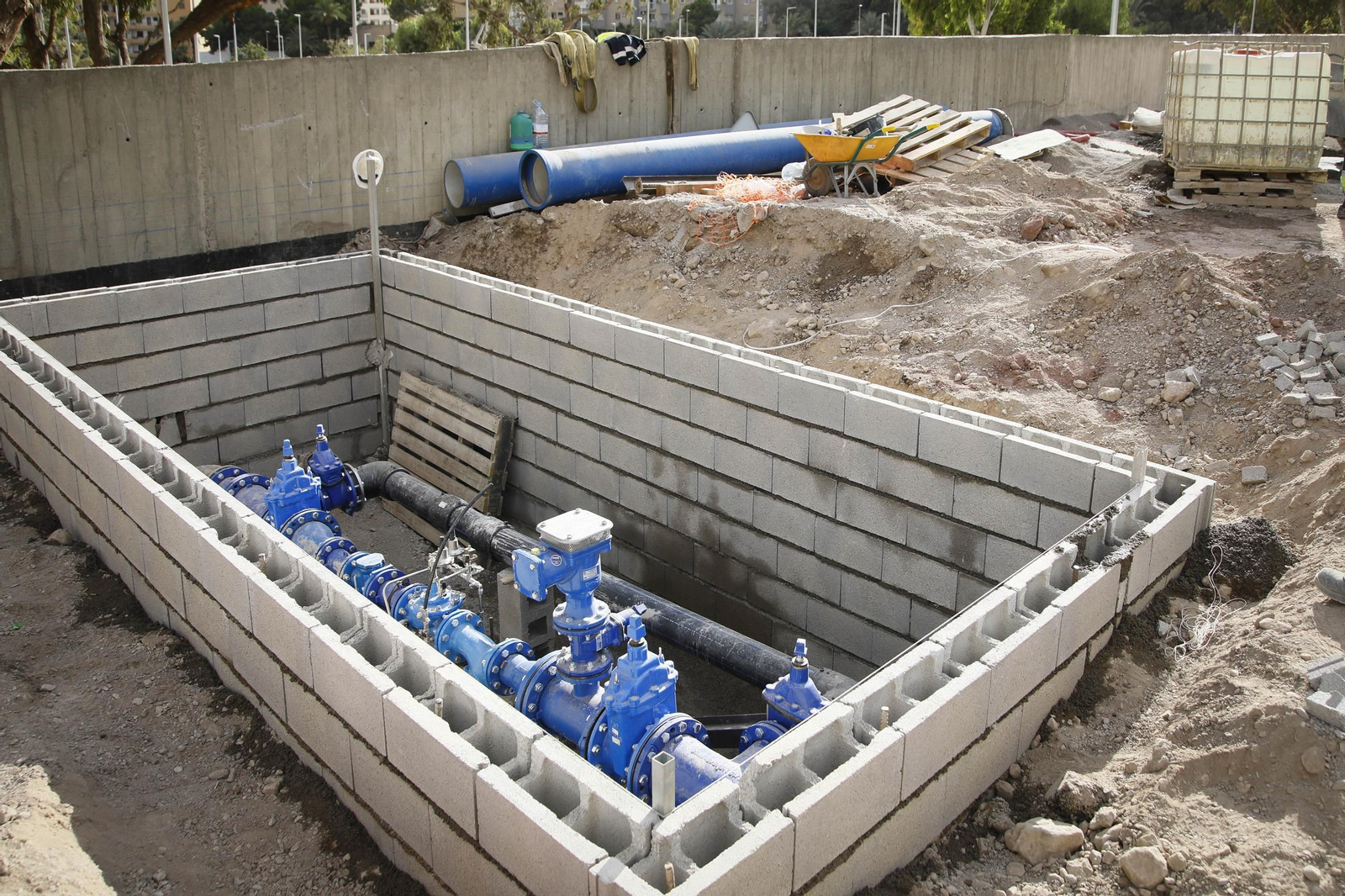 Te contamos en imágenes como avanzan las obras de la rambla de San Antonio en Aguadulce