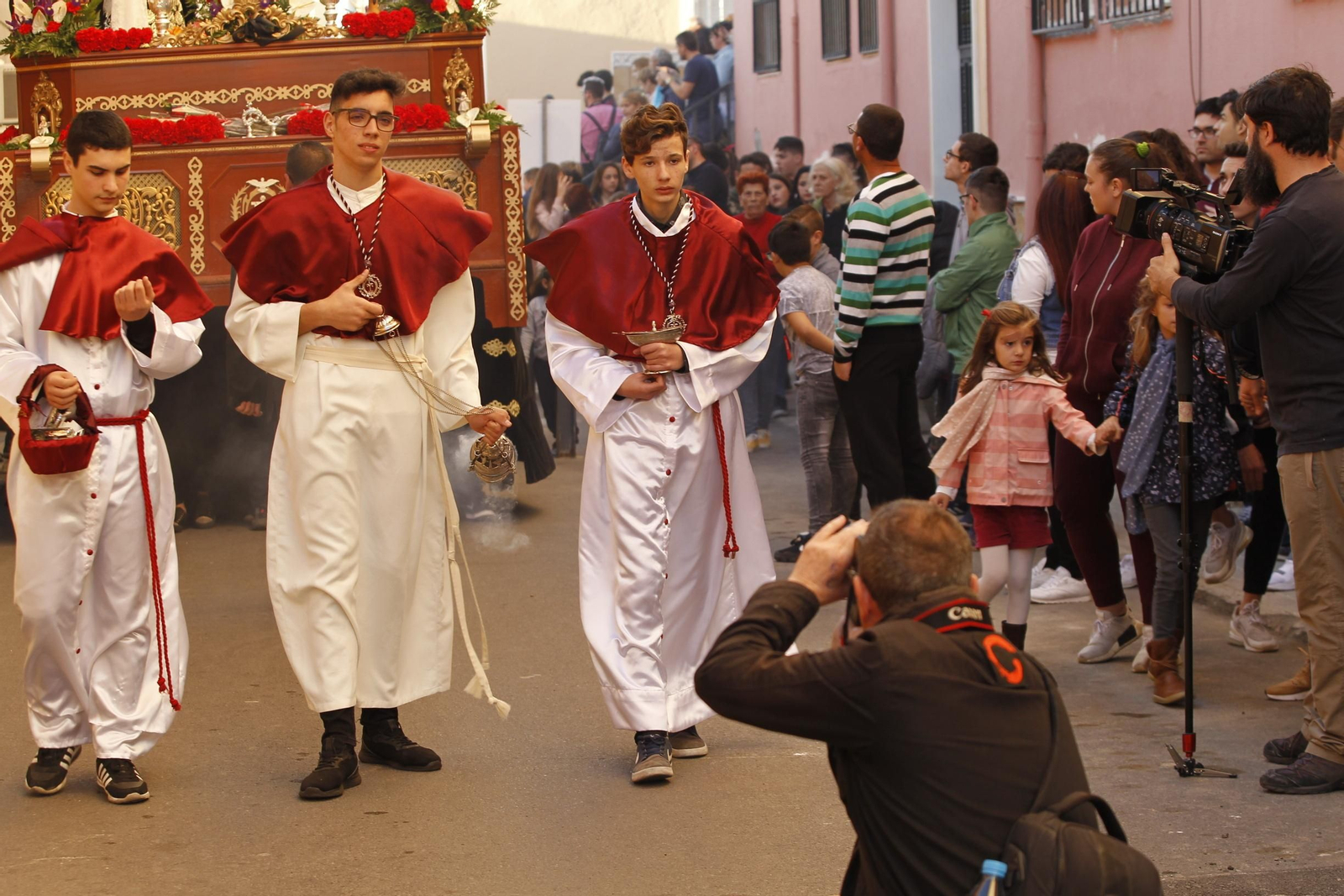 Imágenes de la Procesión del Camino por el Barrio de Araceli
