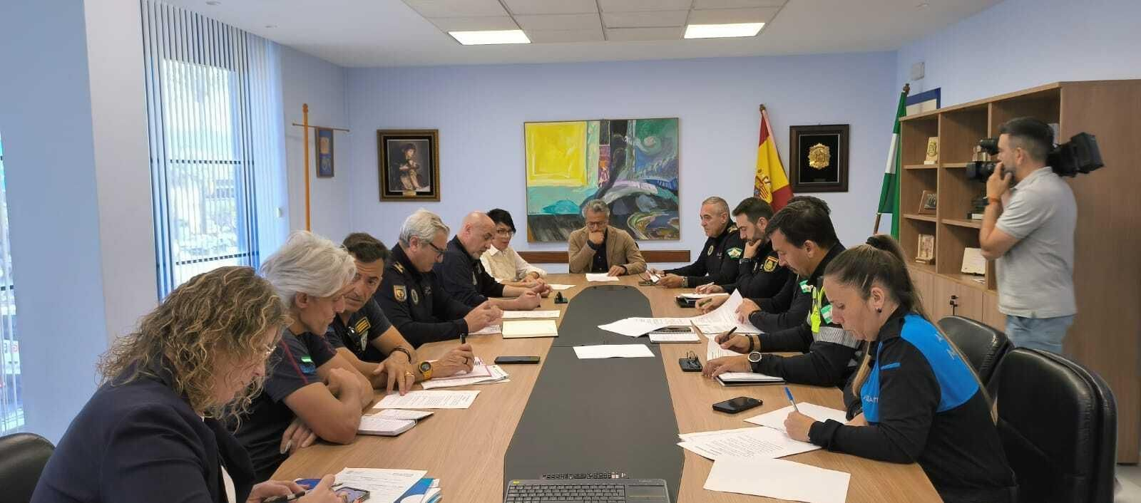 La reunión de coordinación celebrada hoy.