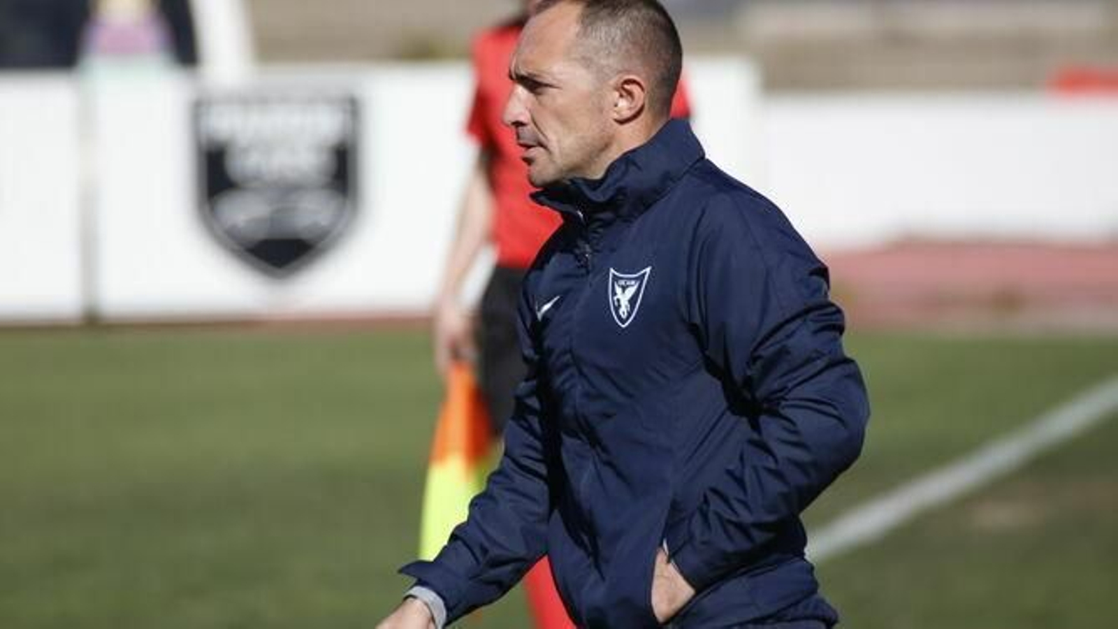 Pedro Munitis, durante su etapa como técnico del UCAM Murcia.