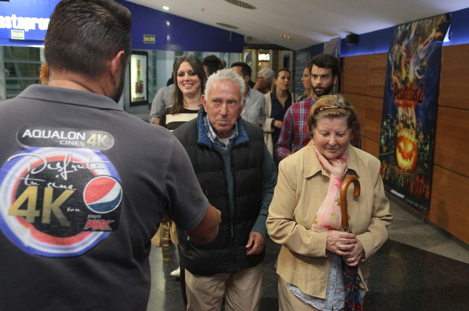 Imágenes de la proyección de la película Bernarda en CineBox Aqualon