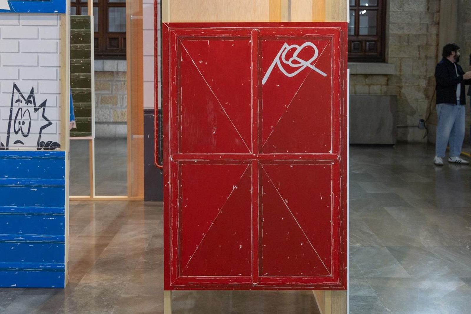 Inauguración de la exposición 'Sombras de bestias y coches'