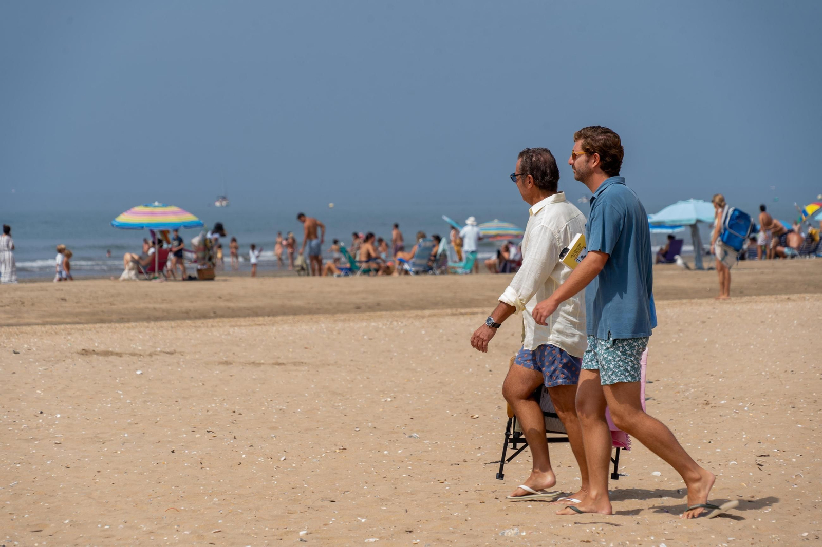 El ambiente de las playas de Huelva el domingo 24 de agosto