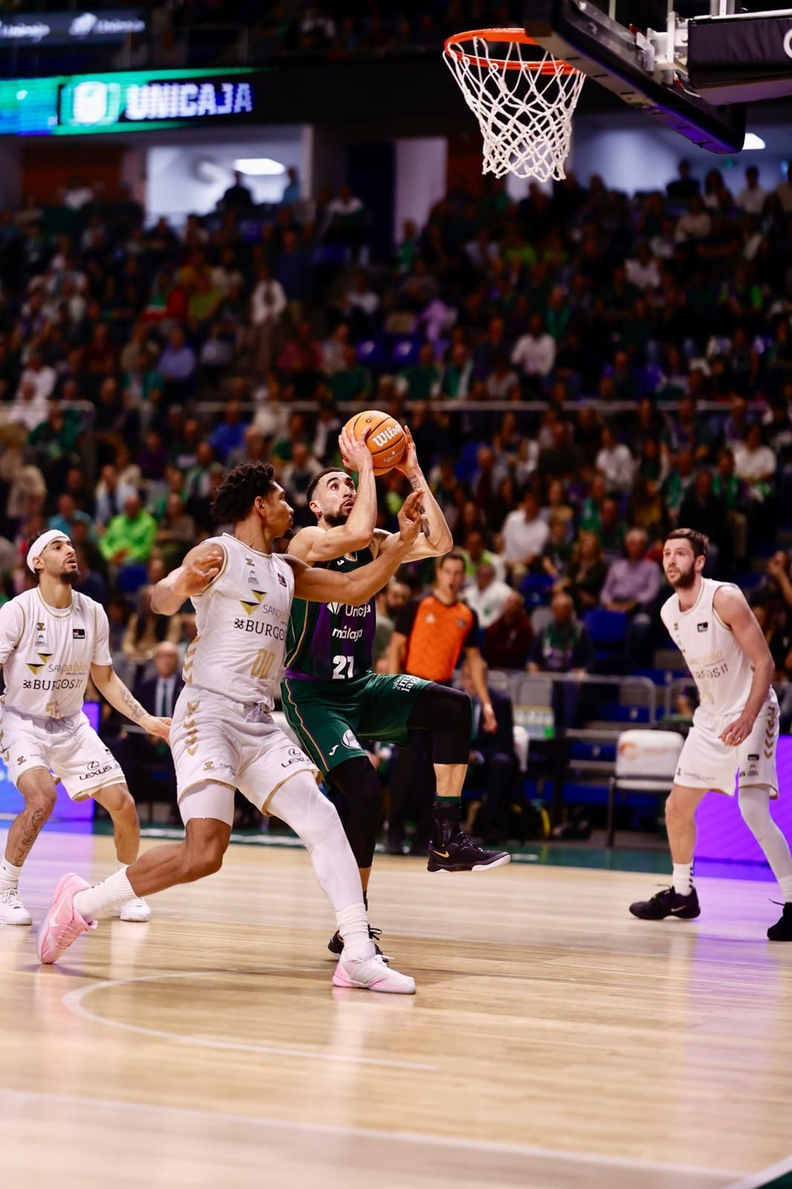 El Unicaja-San Pablo Burgos, en fotos