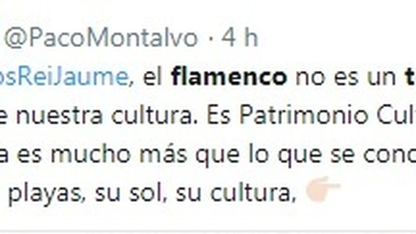 Tuit de Paco Montalvo