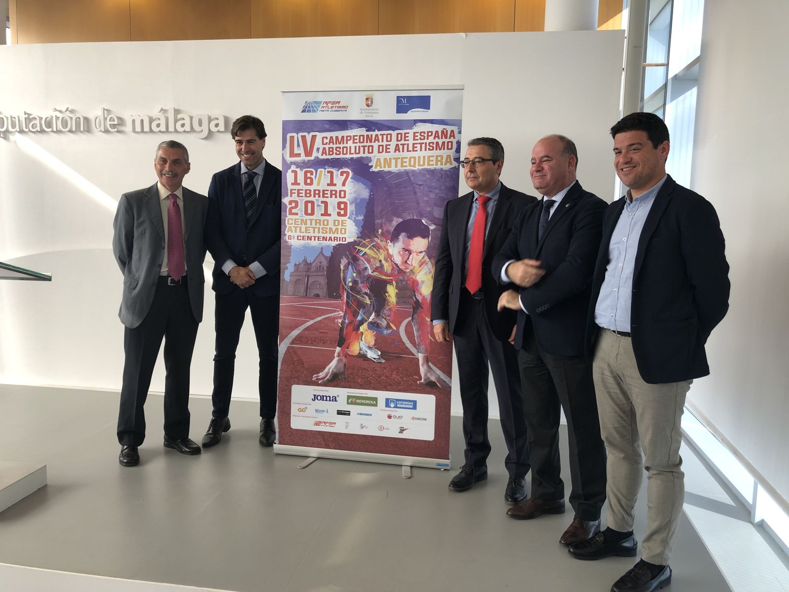 Presentación del Campeonato de España de atletismo en pista cubierta.