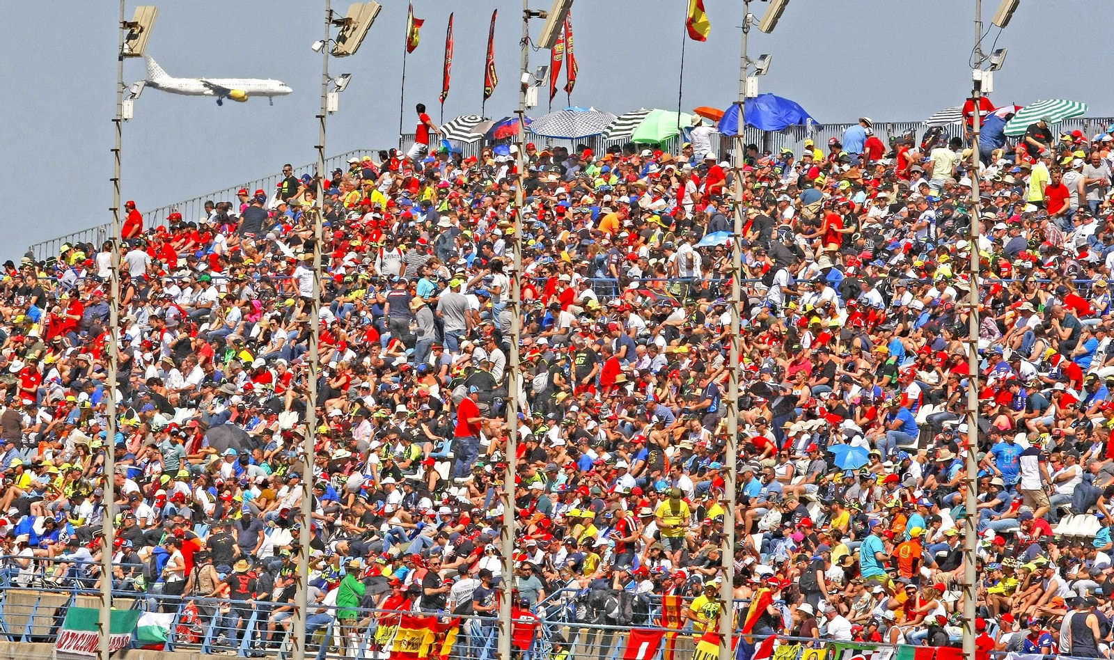 Ambiente en una de las gradas del trazado jerezano.