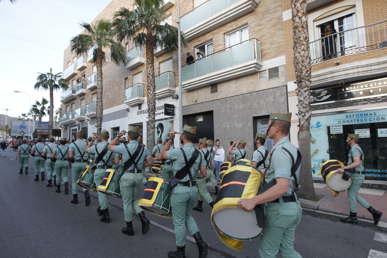 Custodia del Cristo de la Buena Muerte de La Legión. Semana Santa 2019. El Parador