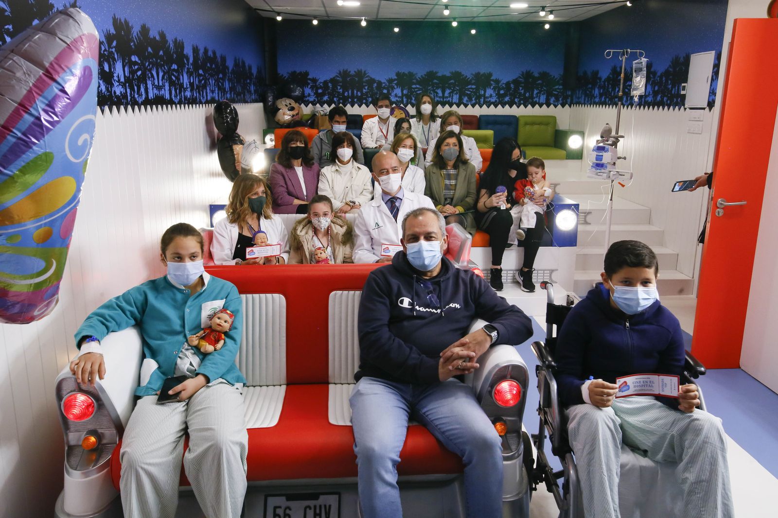 Inauguración de la sala de cine del Reina Sofía.