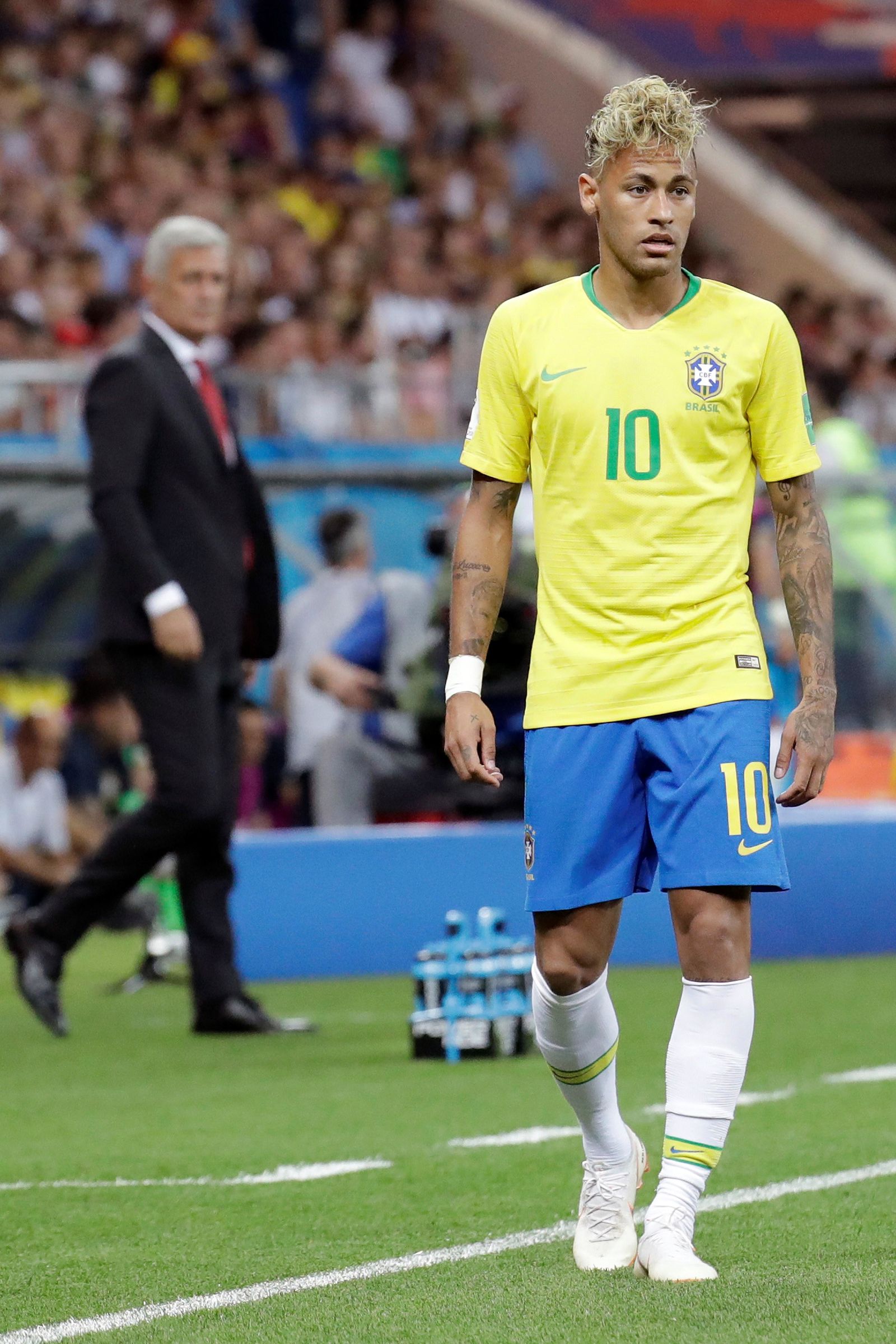 Las imágenes del Brasil-Suiza