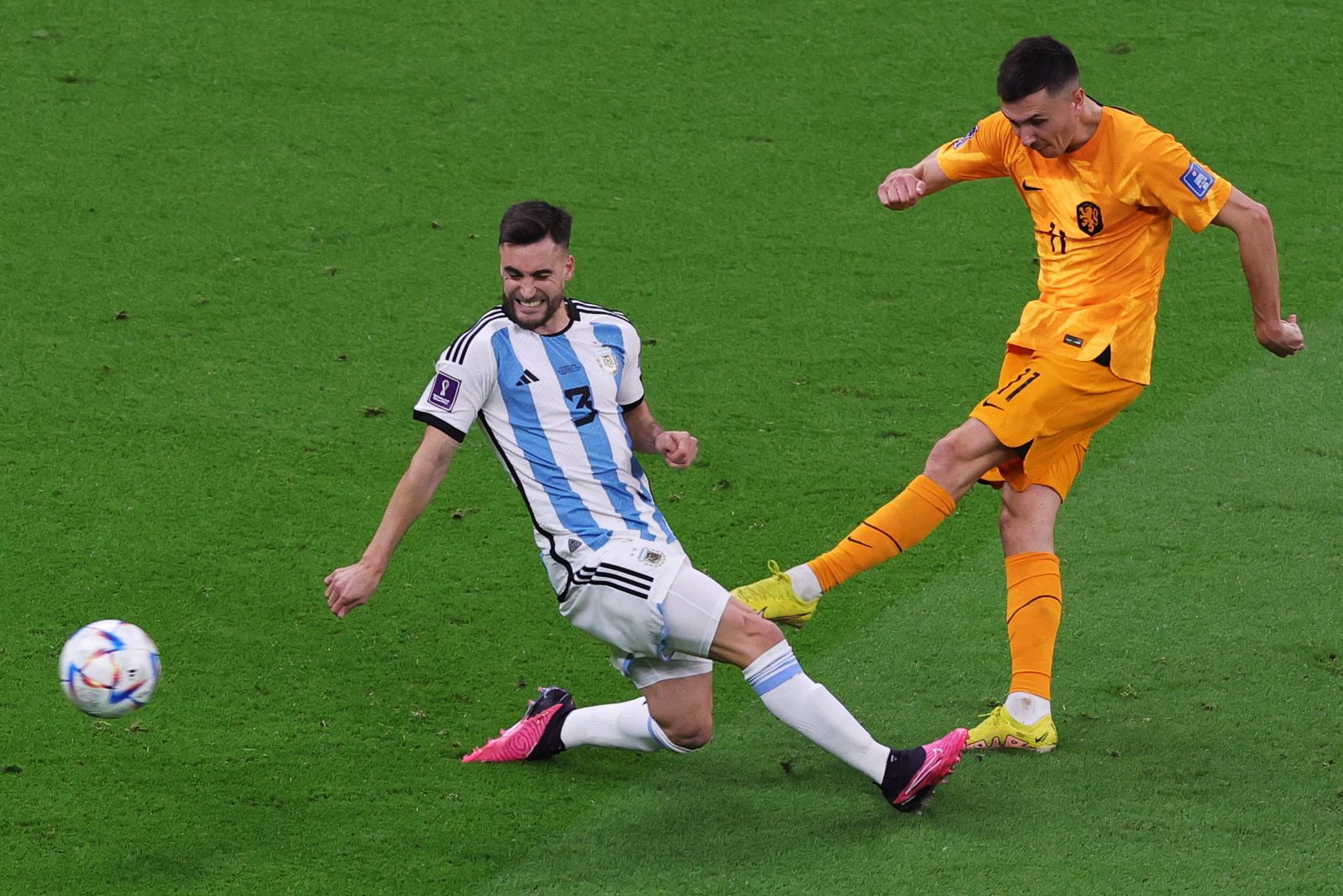 Las imágenes del Países Bajos - Argentina en los cuartos de final del Mundial de Qatar