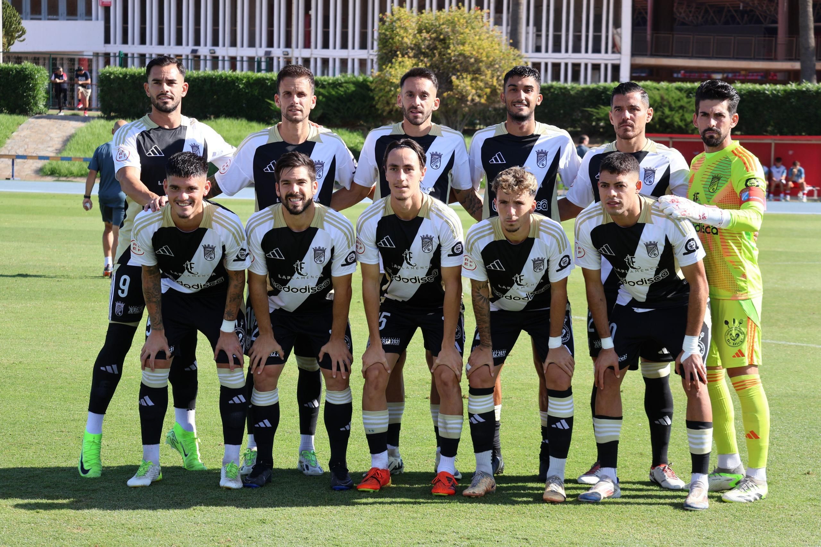 Once que presentó el Xerez CD en el Anexo de los Juegos Mediterráneos ante el Almería B.