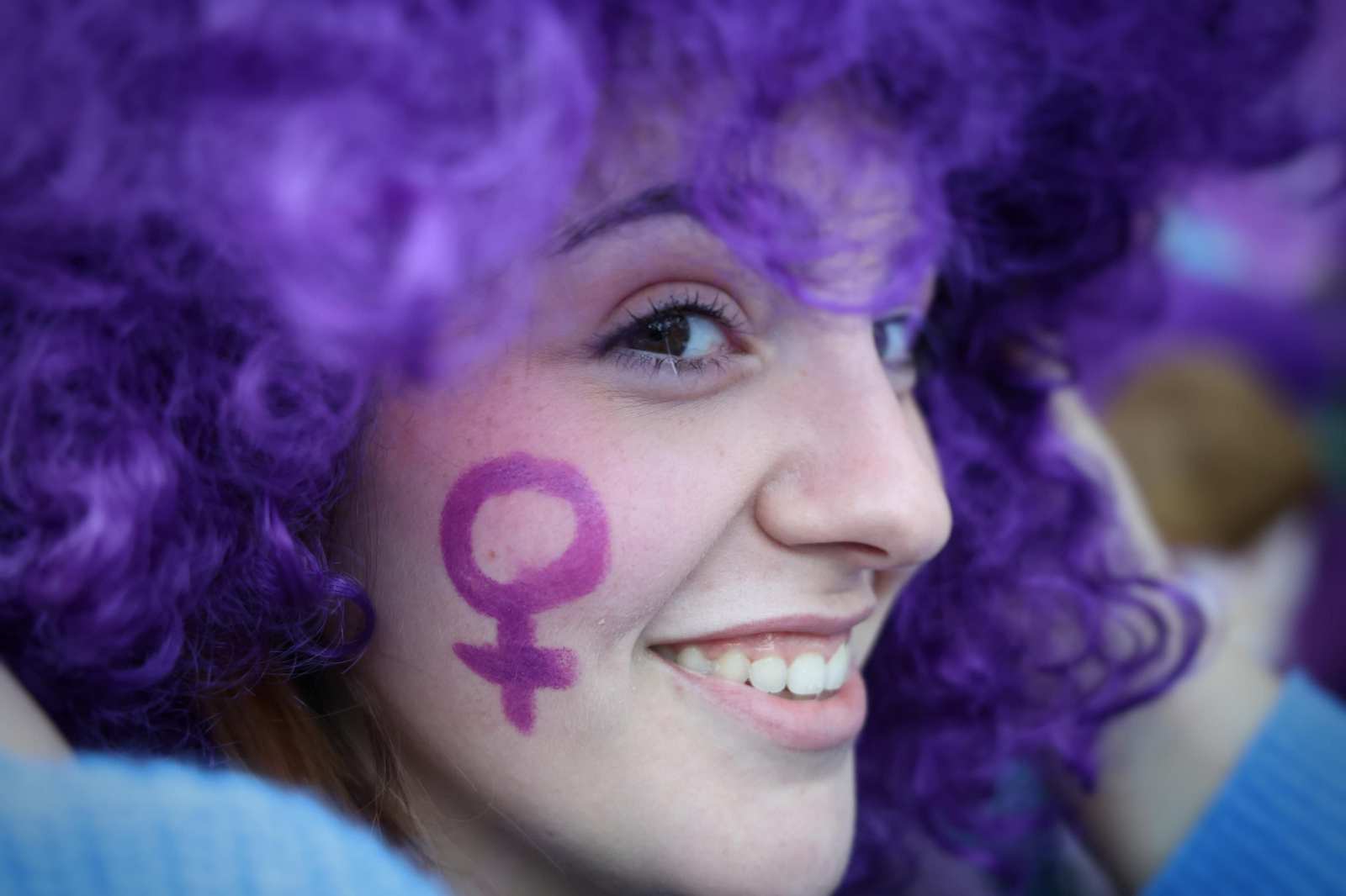 La manifestación del 8-M en Málaga, en fotos