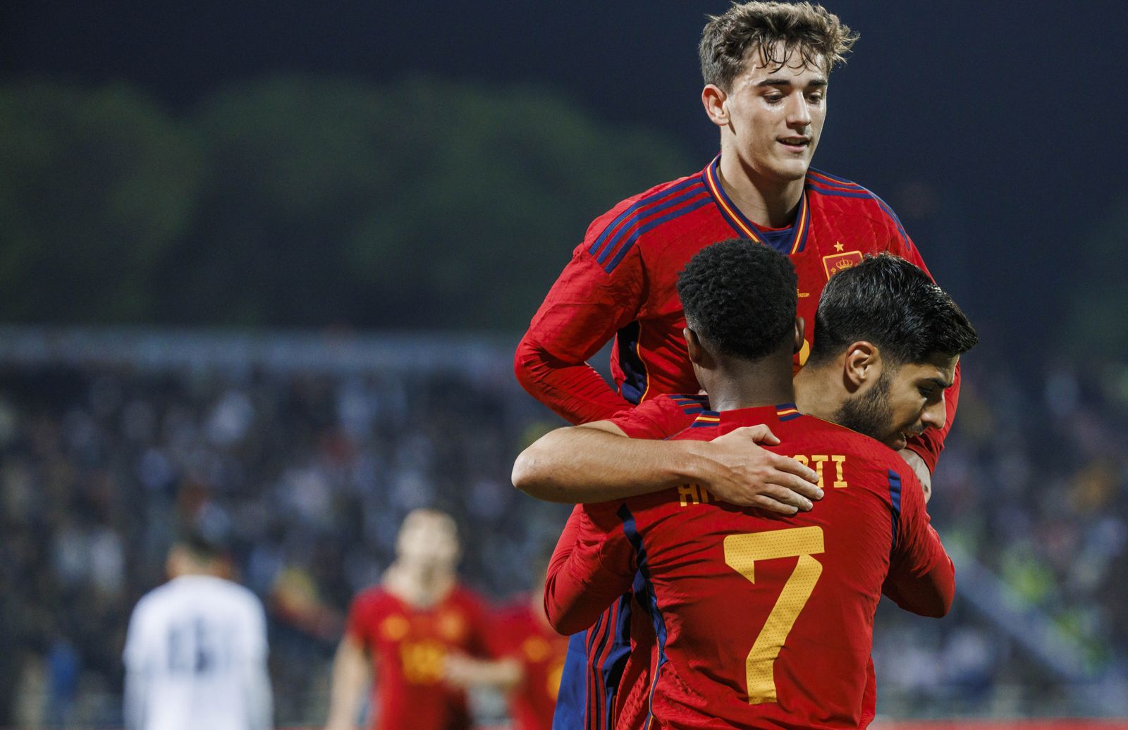 Las imágenes del Jordania - España previo al Mundial de Qatar