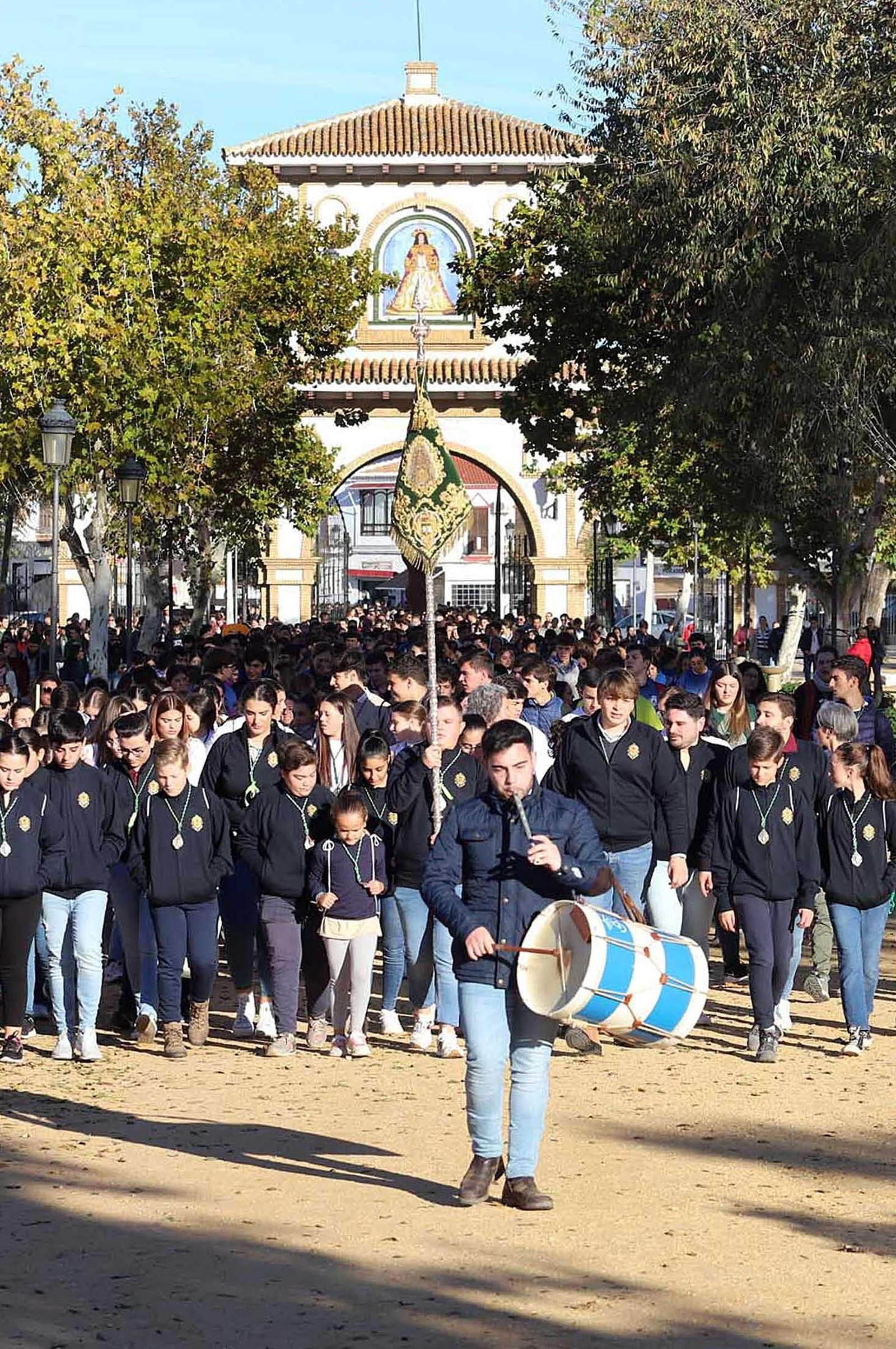 Imágenes de la Peregrinación de Jóvenes Rocieros