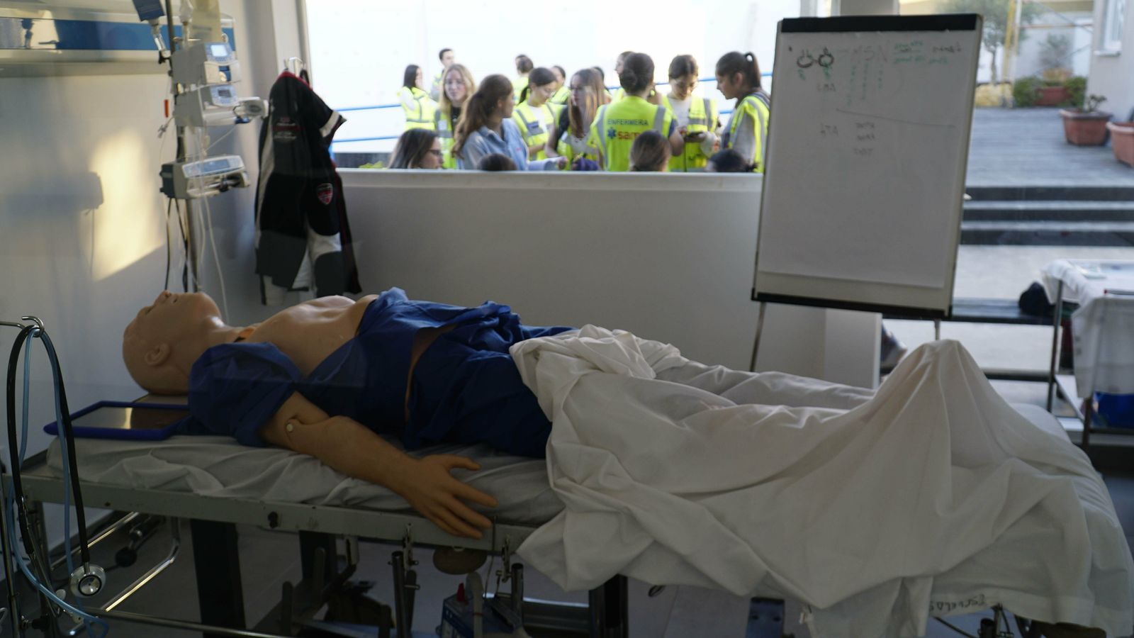 Otra de las aulas de las instalaciones de la escuela de oficios de SAMU.