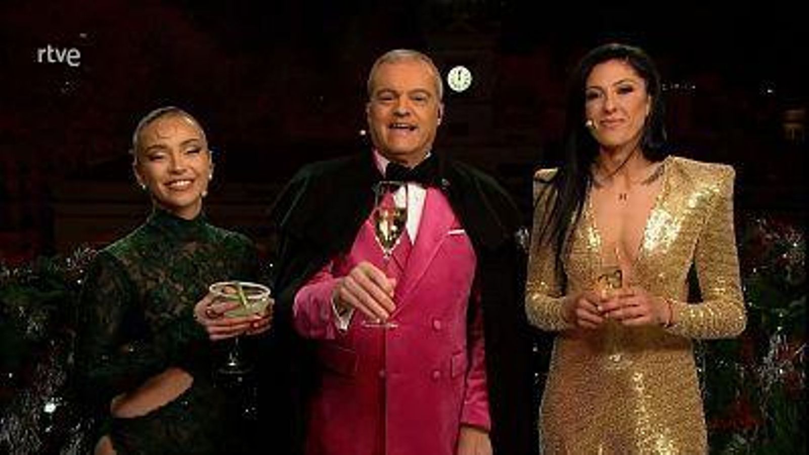 El trío de las campanadas en TVE