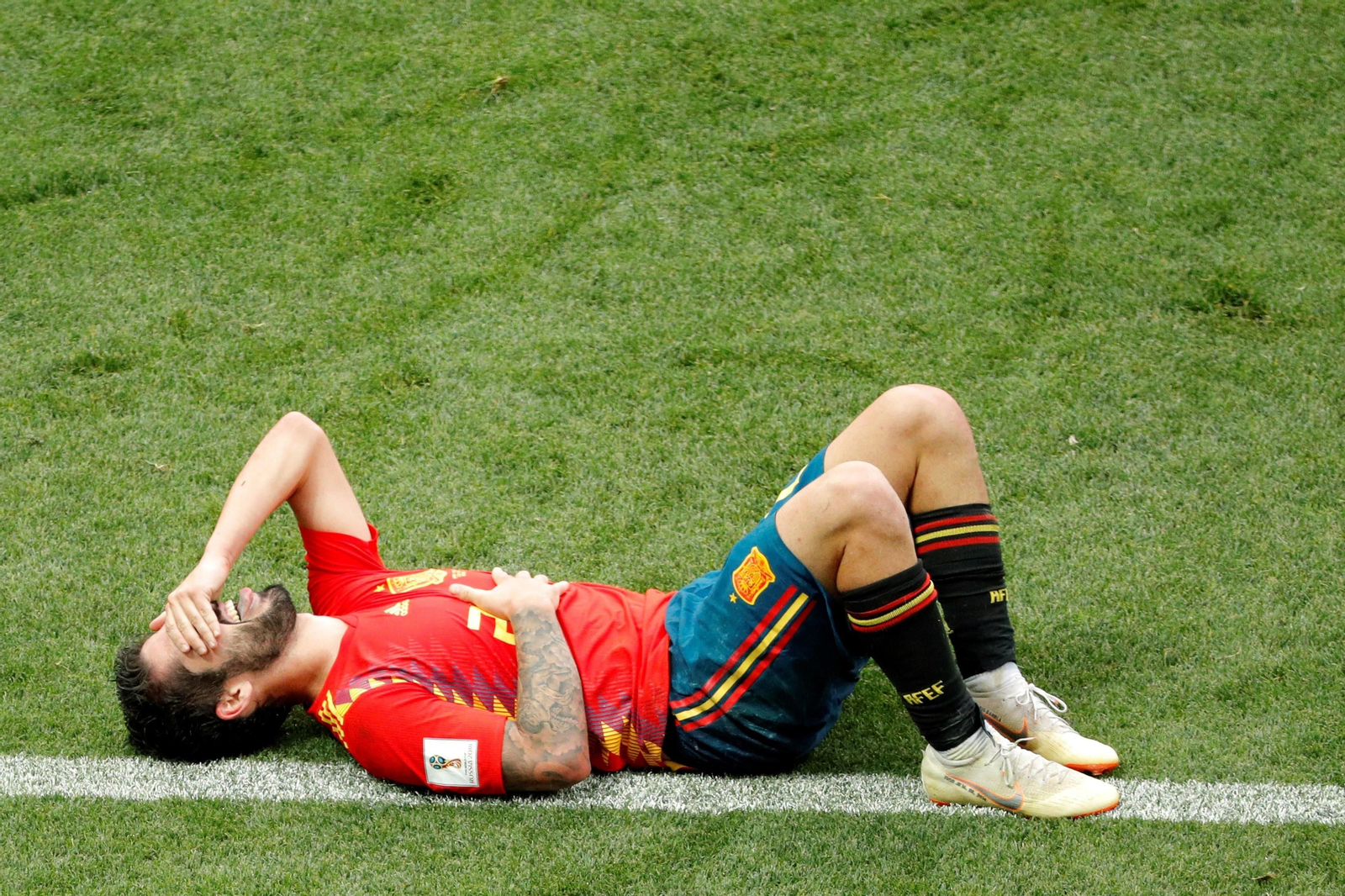 Las imágenes del España-Rusia