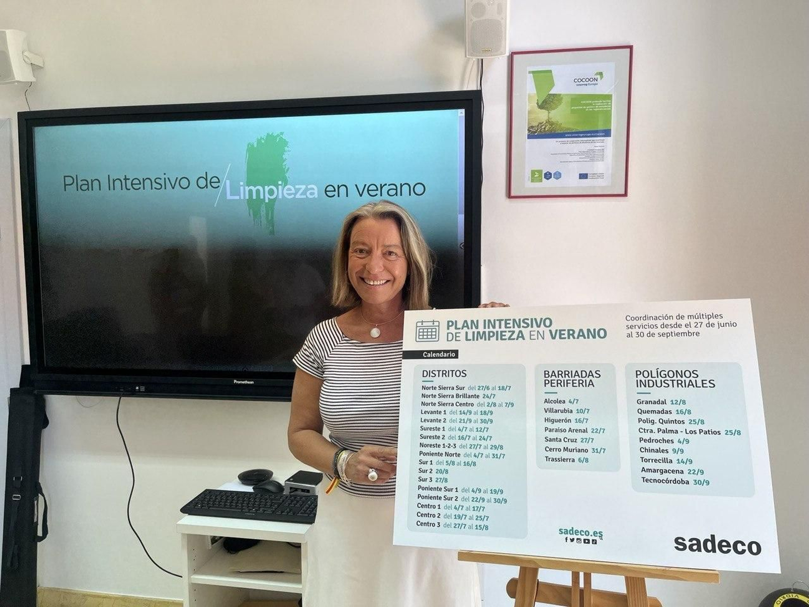 Isabel Albás, presidenta de Sadeco.