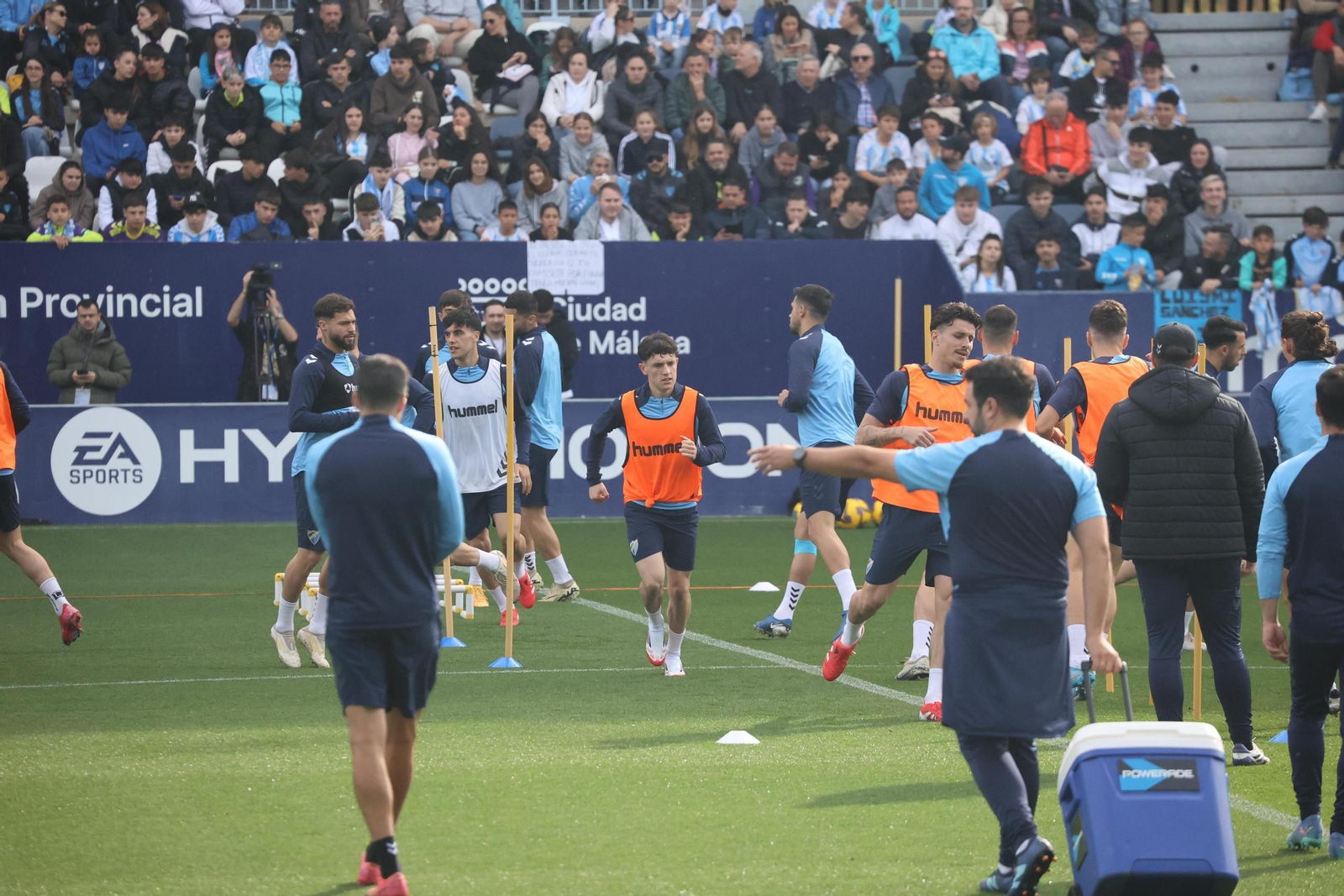 Las fotos del entrenamiento del Málaga CF de puertas abiertas