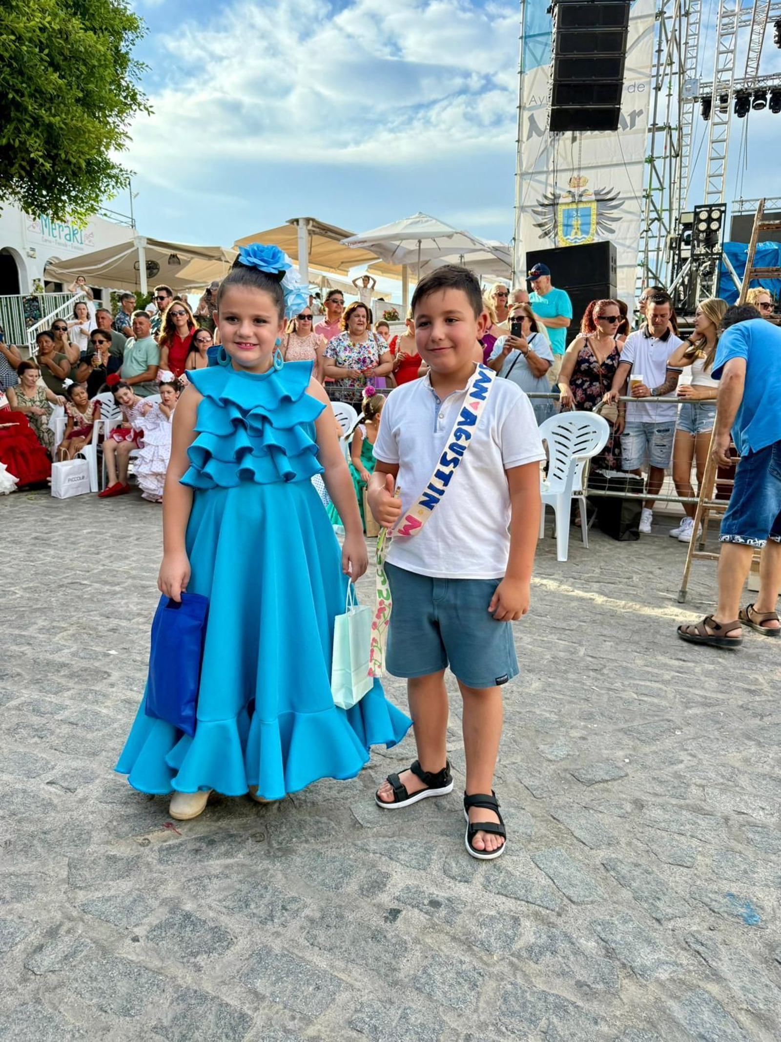 Las mejores imágenes de la Feria del Mediodía y la carrera de cintas infantiles de Mojácar