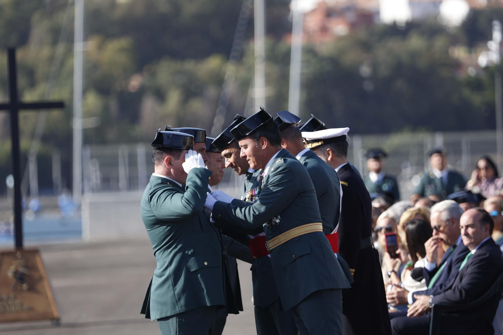 Las fotografías de la inauguración del nuevo muelle de la Guardia Civil en Algeciras