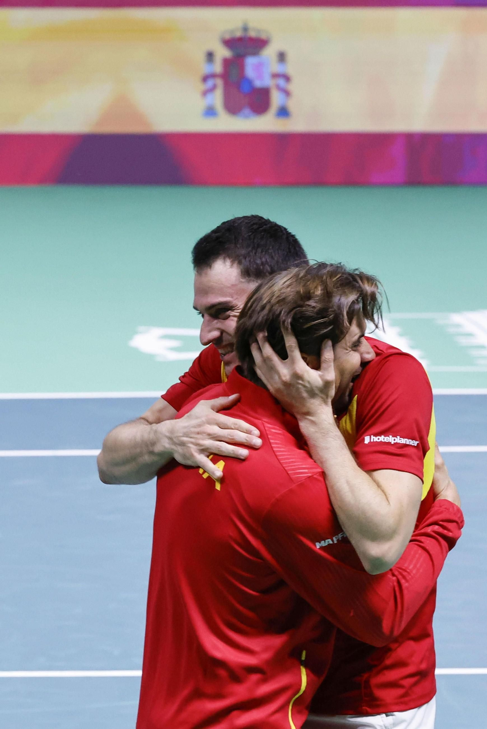 Las fotos de la clasificación de España para la final de la Copa Davis