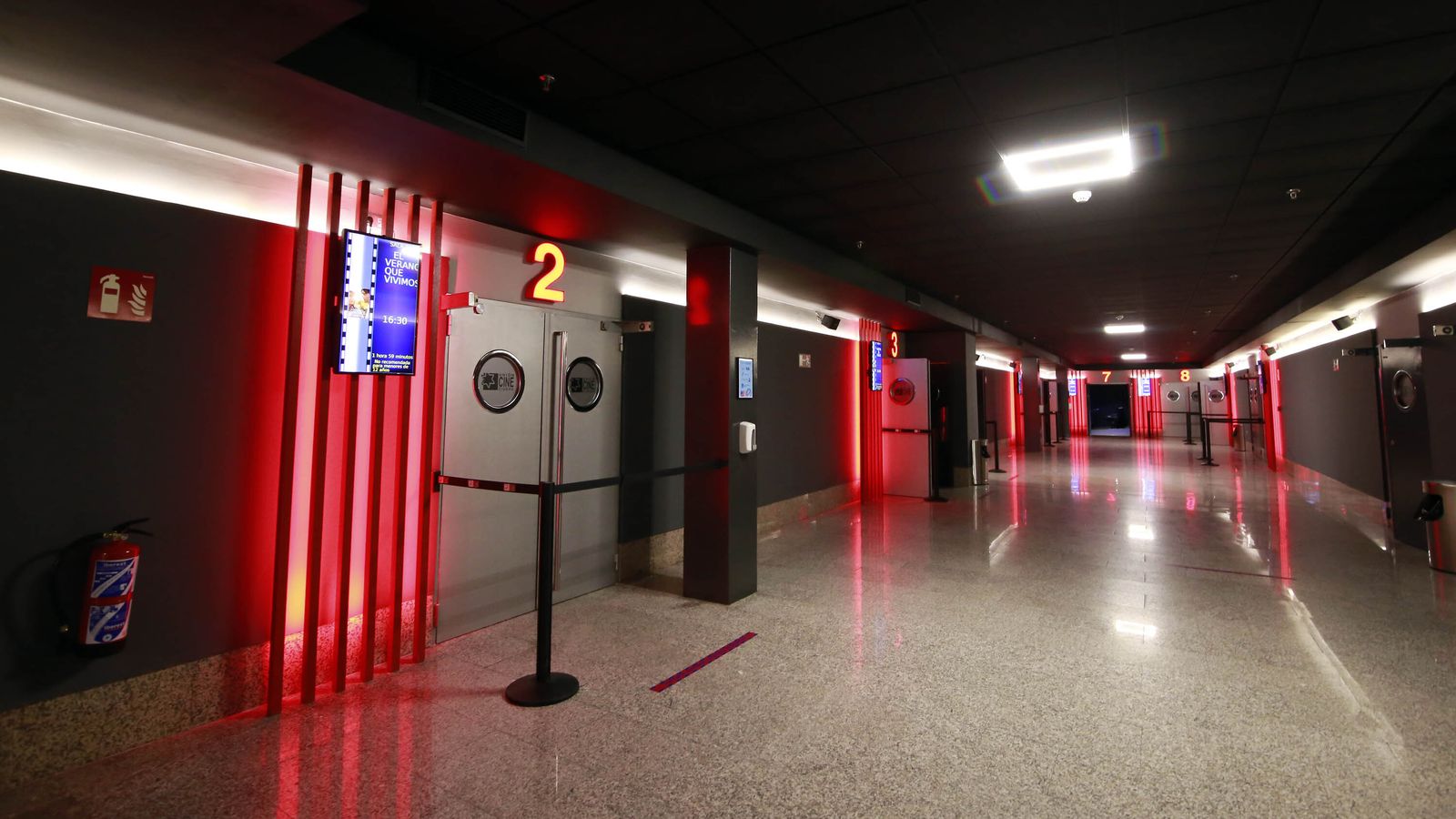 Una tarde con pocos espectadores