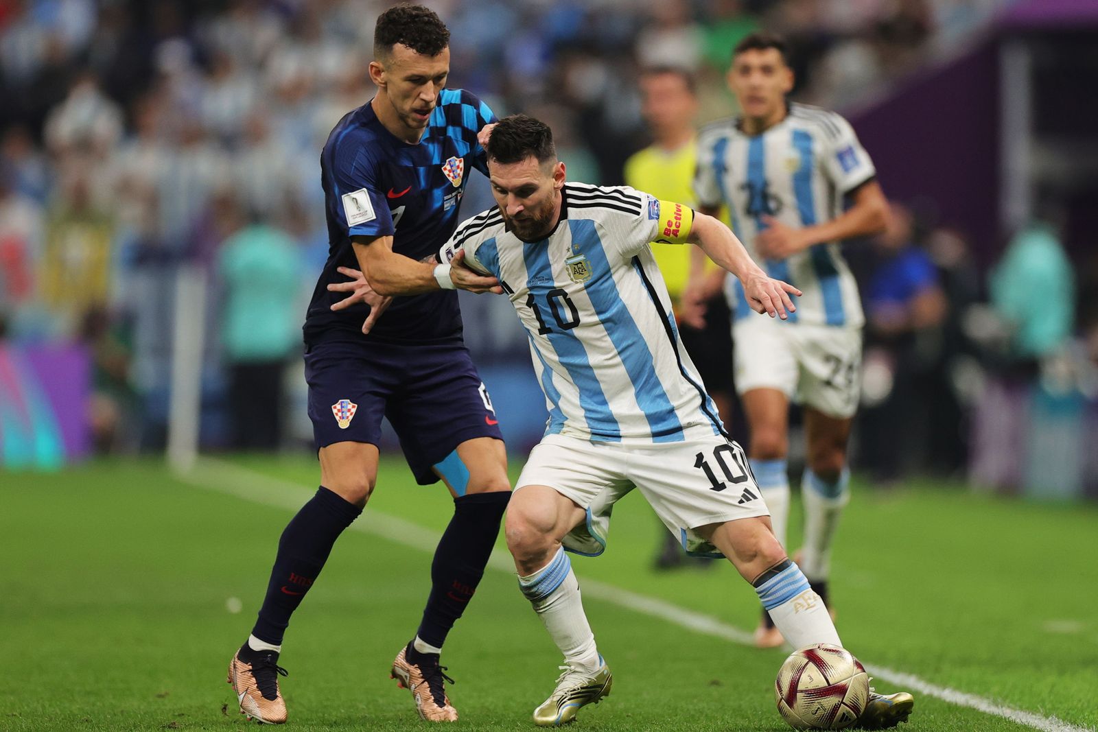 Las fotos de Messi contra Croacia