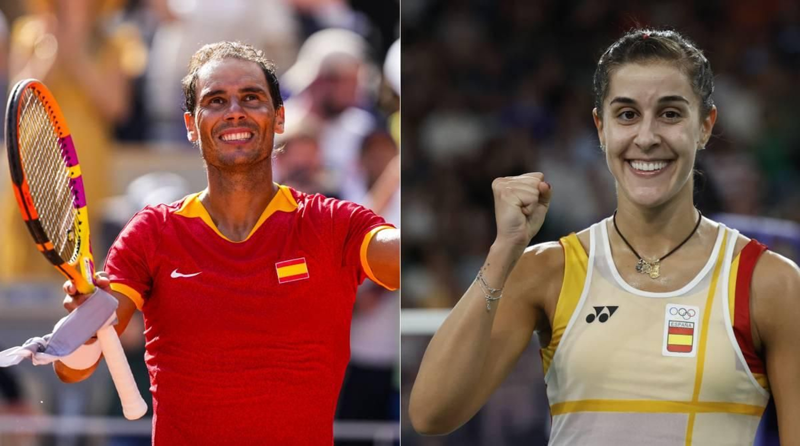 Las victorias de Rafa Nadal y de Carolina Marín han sido de los más destacado de este domingo.