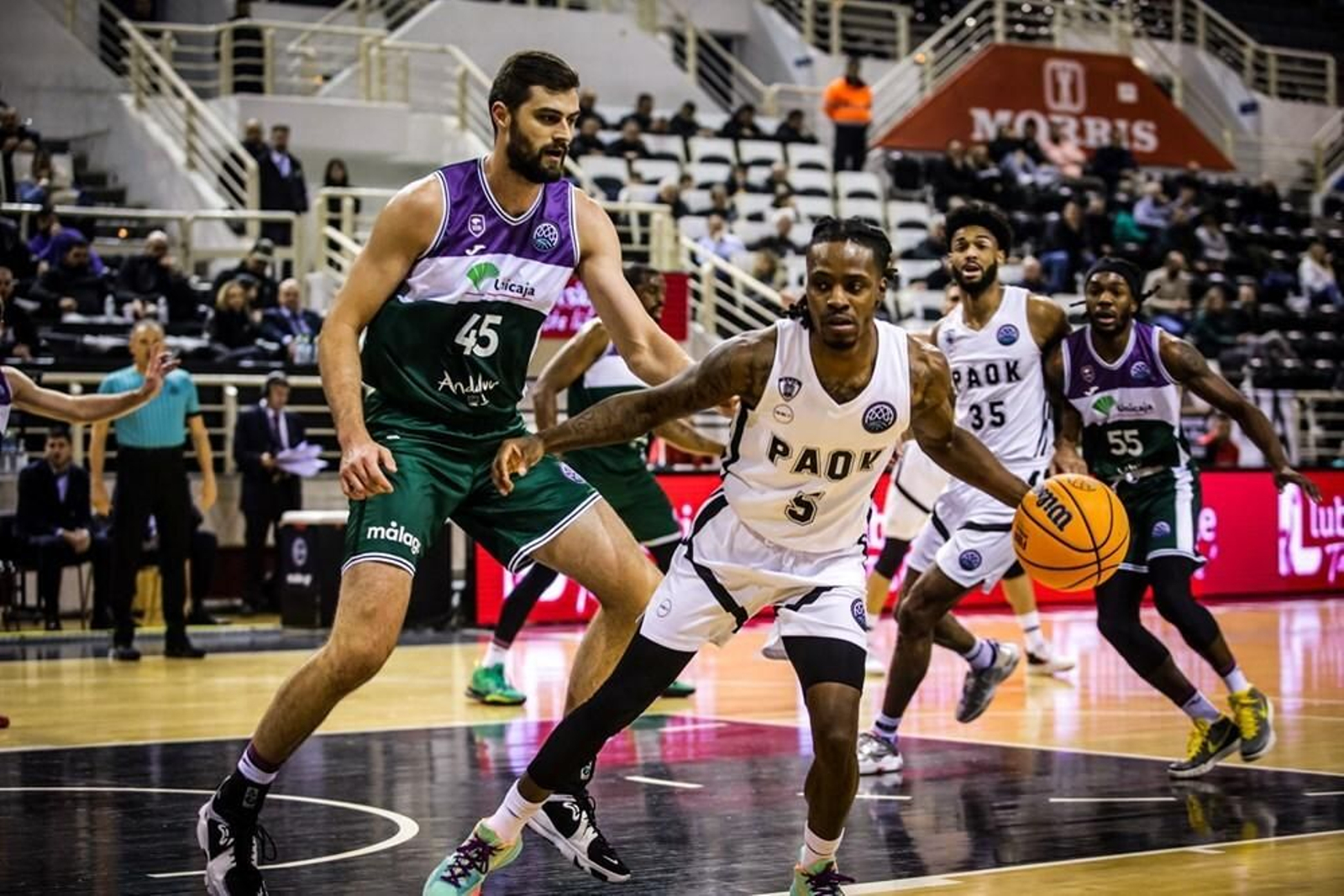El PAOK - Unicaja, en fotos