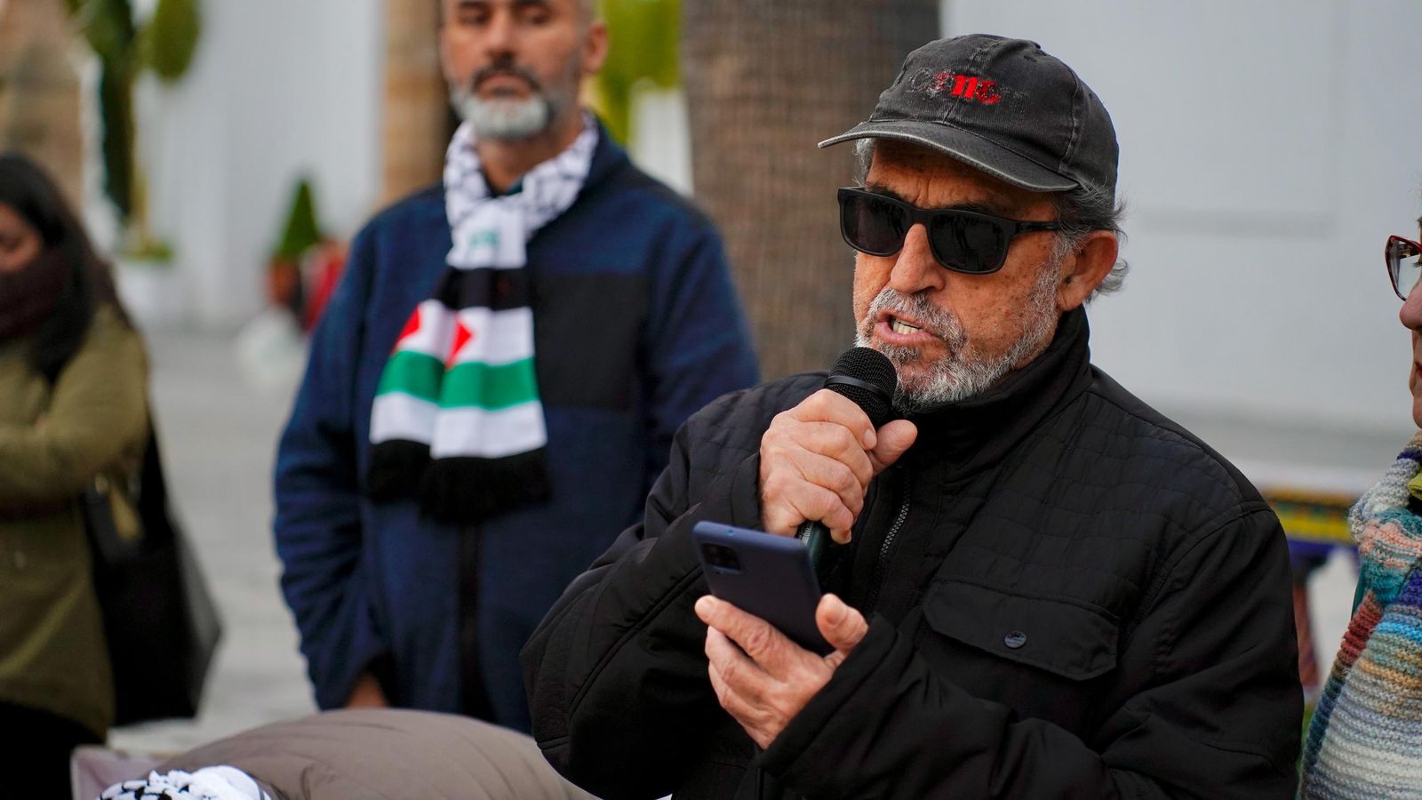 Fotos de la concentración en Algeciras en apoyo a Palestina