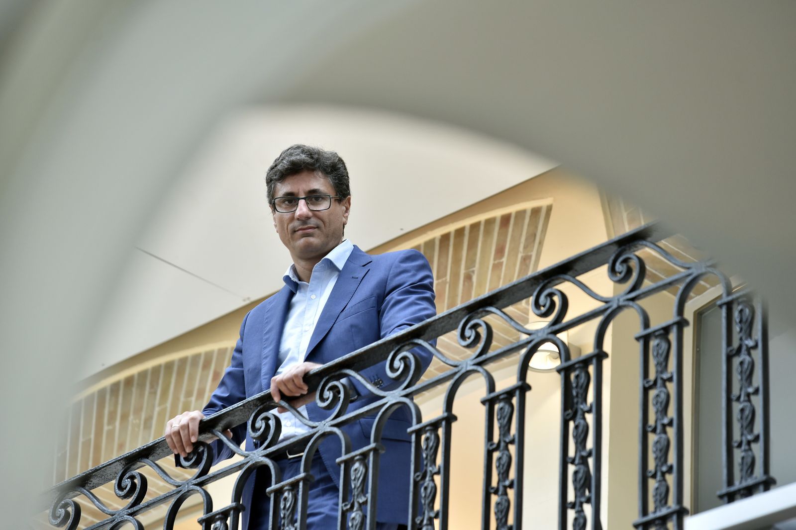 El profesor Hidalgo, en la Cámara de Comercio.