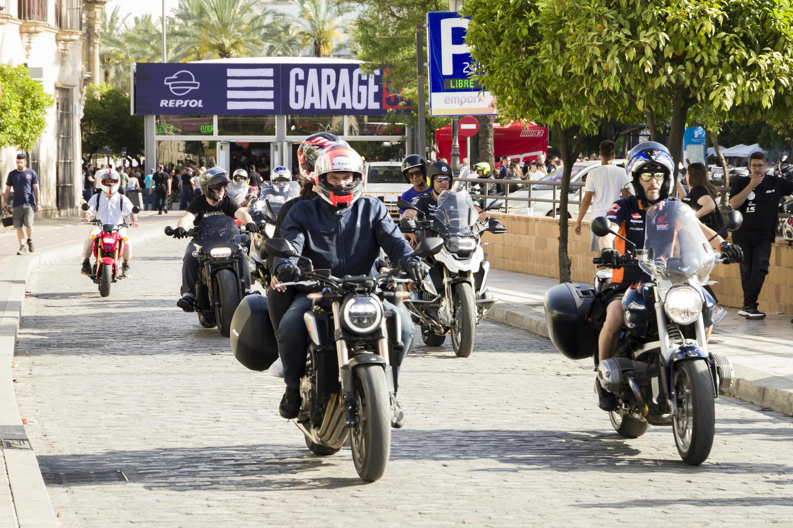 Gran ambiente motero en todo Jerez
