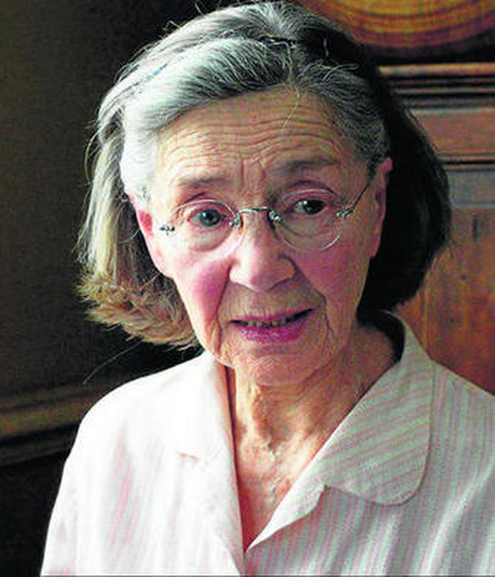 La actriz Emmanuelle Riva desborda aquí su capacidad interpretativa.