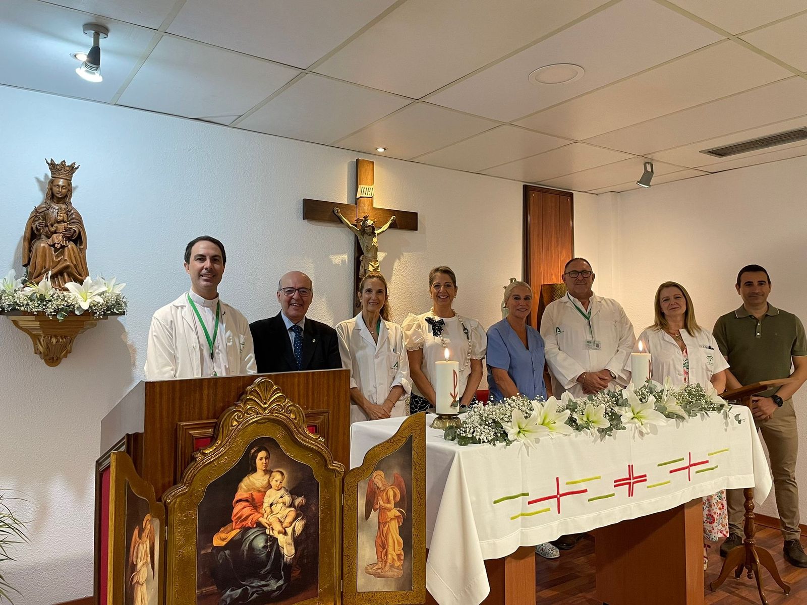 Visita al Hospital Clínico de Málaga