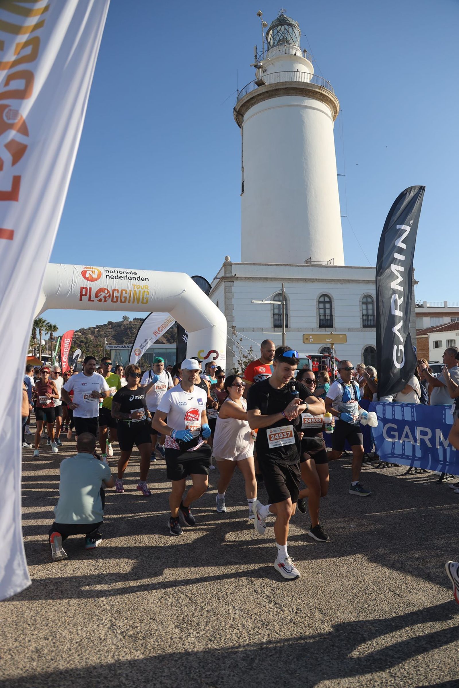 El Nationale-Nederlanden Plogging Tour de Málaga, en fotos