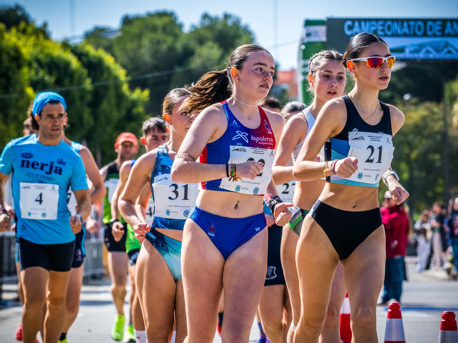 San Fernando acoge el Campeonato de Andalucía de Marcha en Ruta: las imágenes