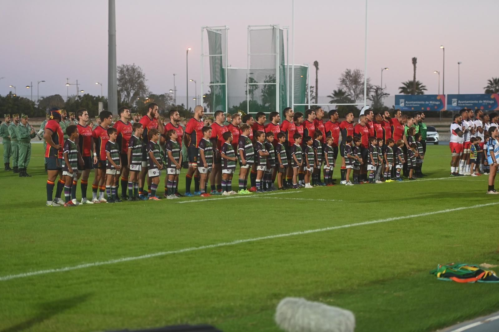 Las fotos del España-Tonga de rugby en Málaga