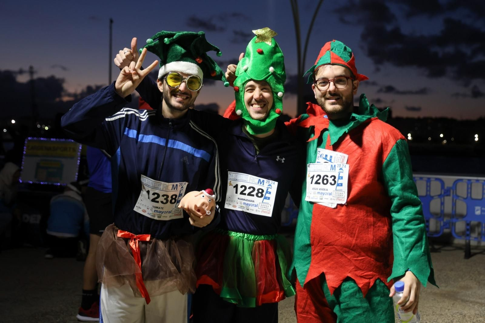 Las fotos de la San Silvestre del Real Club Mediterráneo en Málaga