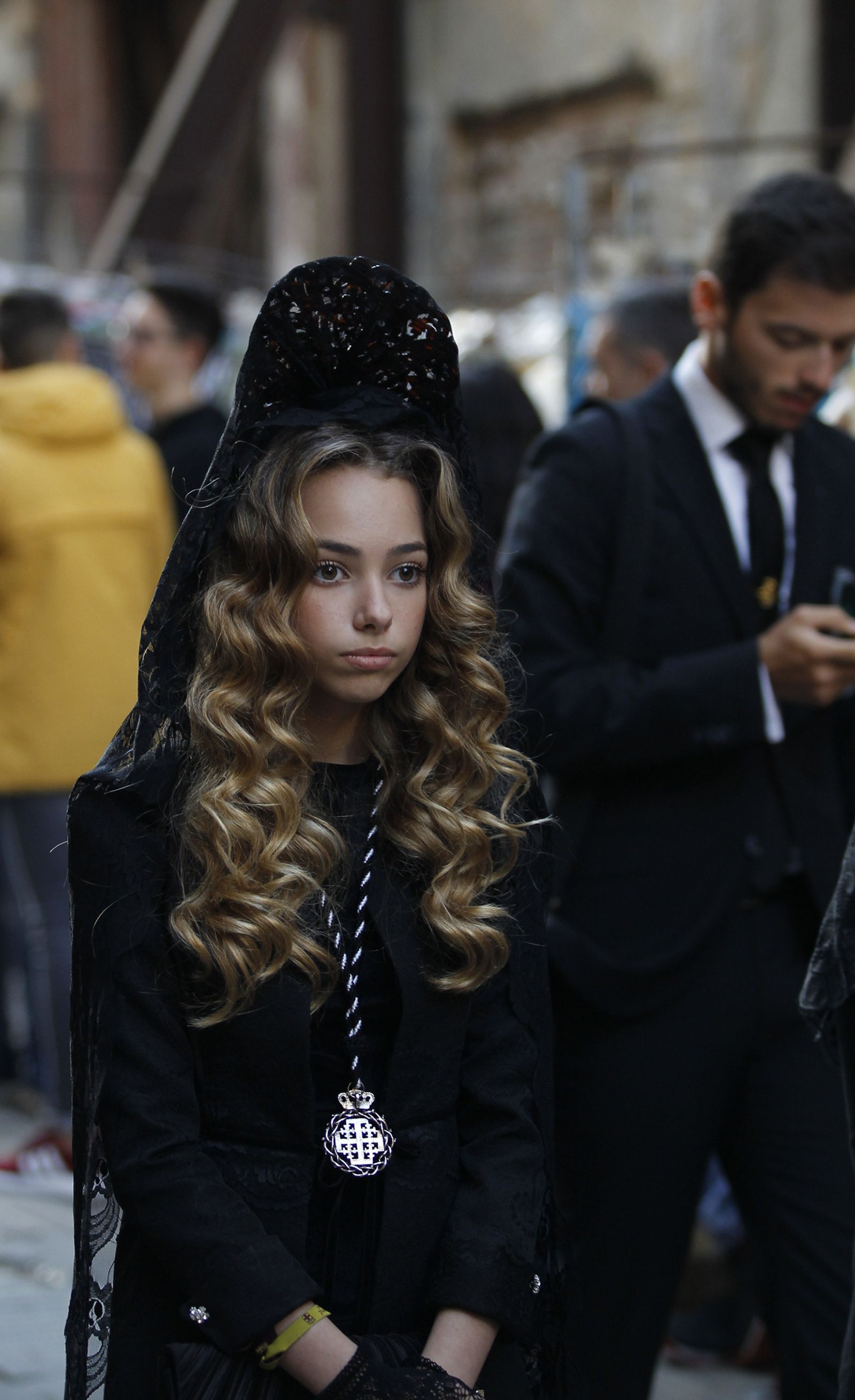 Imágenes de la Procesión del Entierro, Viernes Santo. Semana Santa Almería 2019