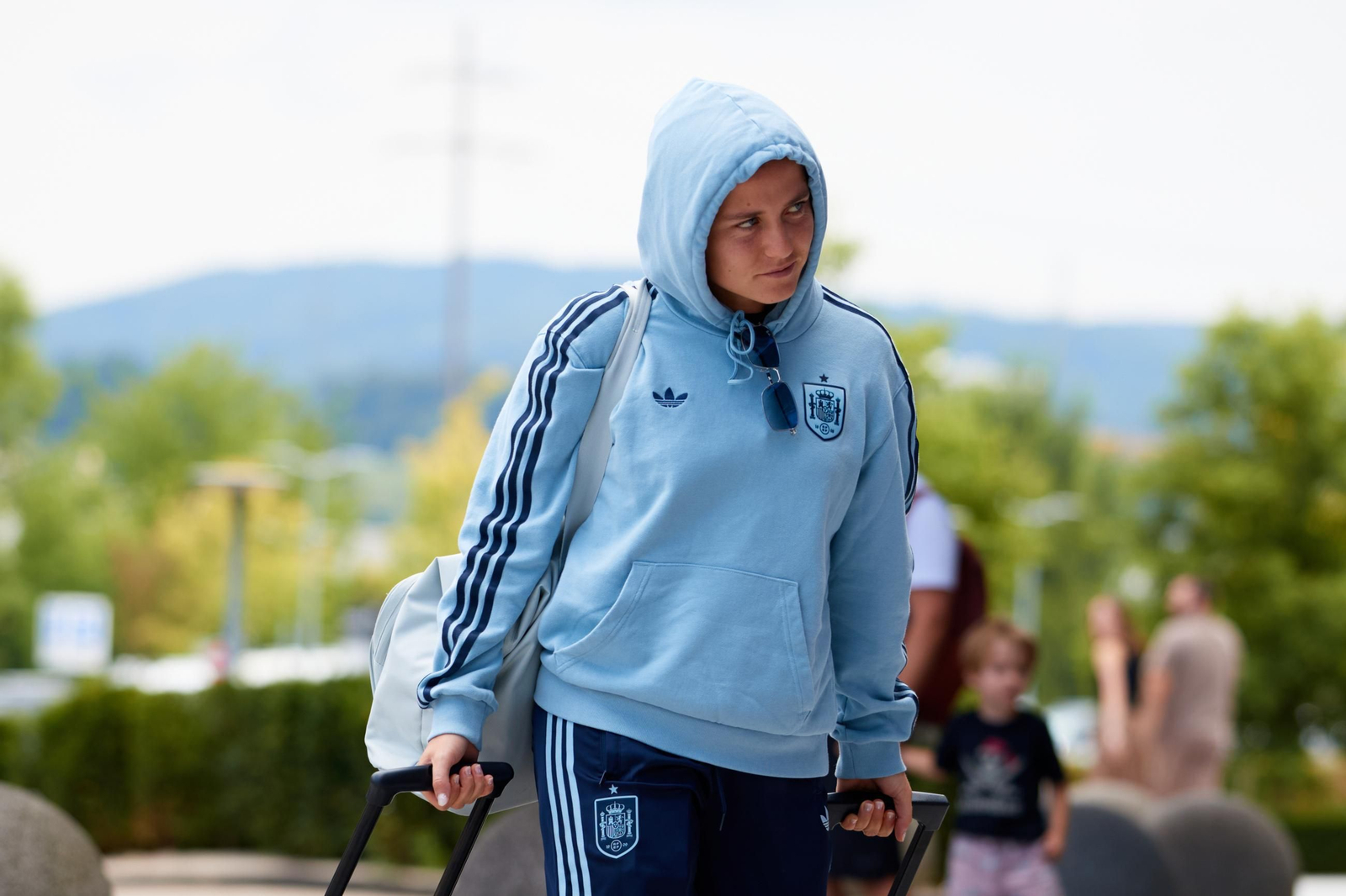Las fotos de España antes de la final de la Eurocopa femenina