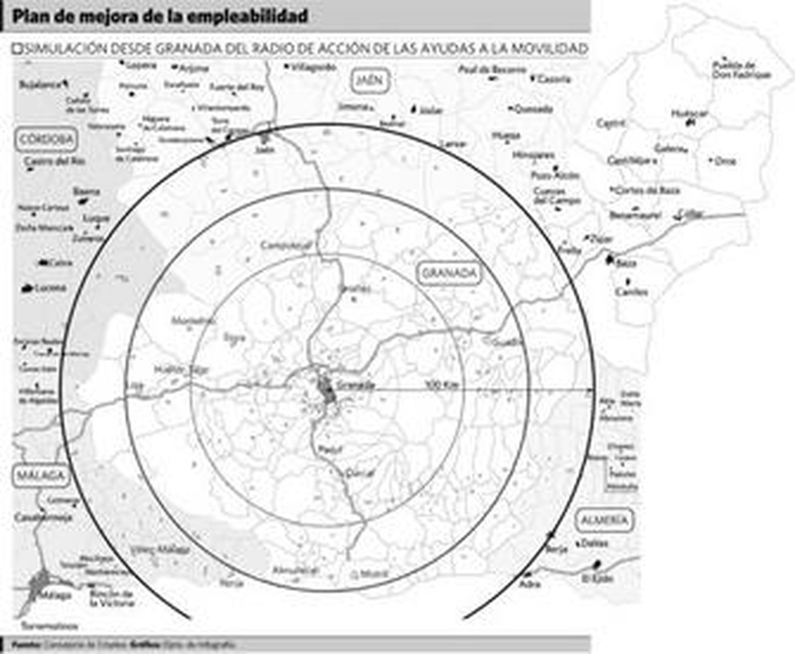 El plan fomenta el empleo público.
