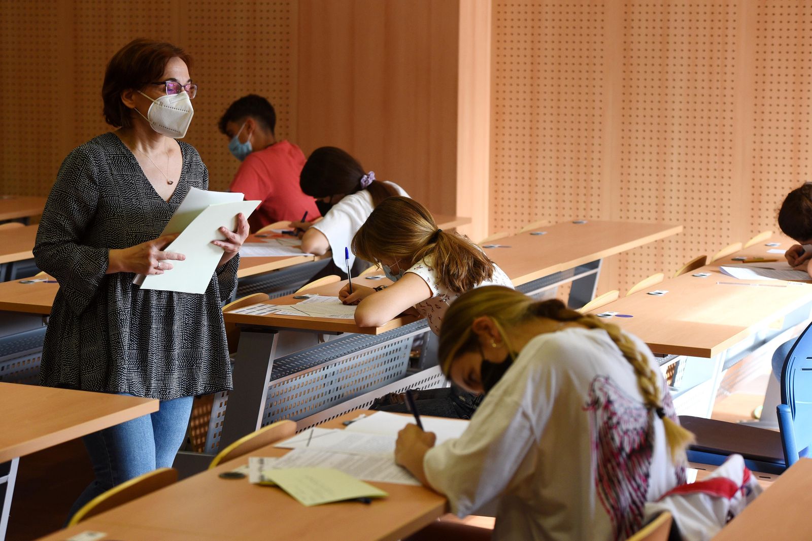 El inicio de los exámenes de Selectividad en Córdoba, en fotografías
