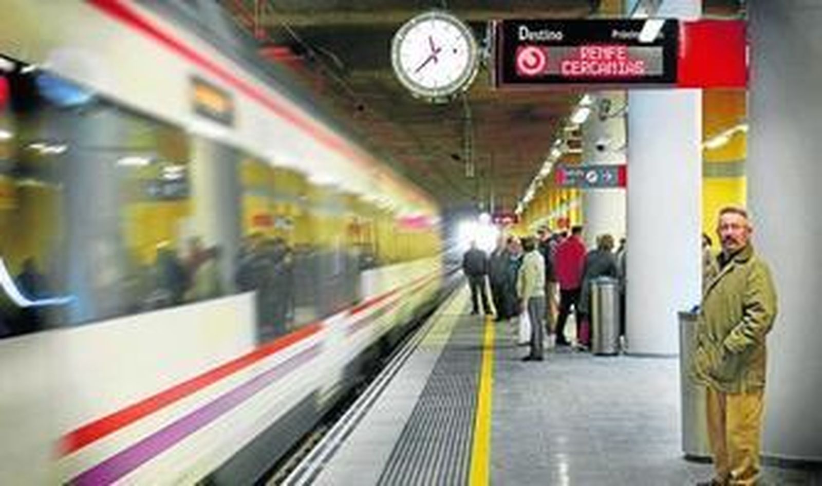 La estación soterrada de Puerto Real fue la última obra del proyecto de alta velocidad que se completó en Cádiz.