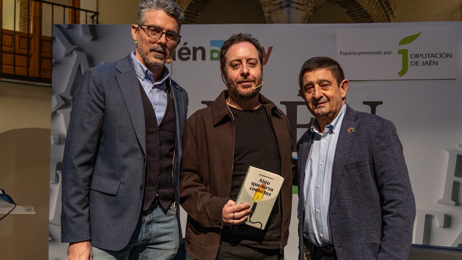 José Manuel Serrano, Fernando Navarro y Francisco Reyes.