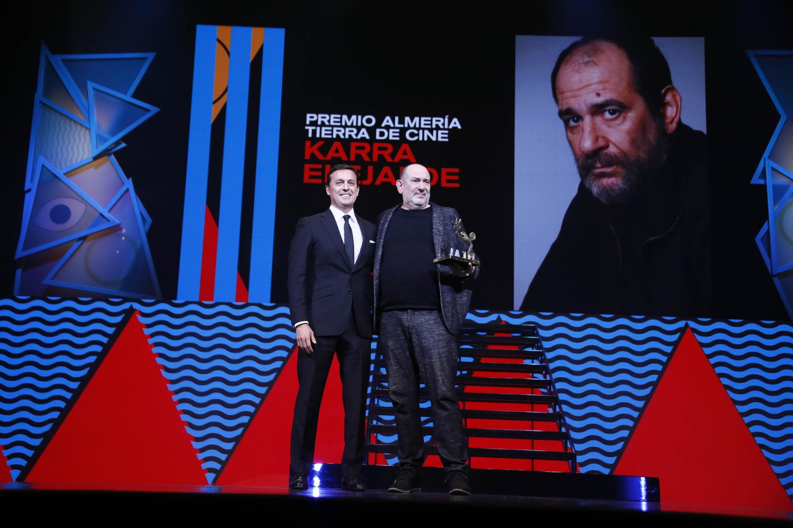 Las imágenes de la gala del Festival Internacional de Cine de Almería (Fical) con el premio 'Almería, tierra de cine' a Karra Elejalde