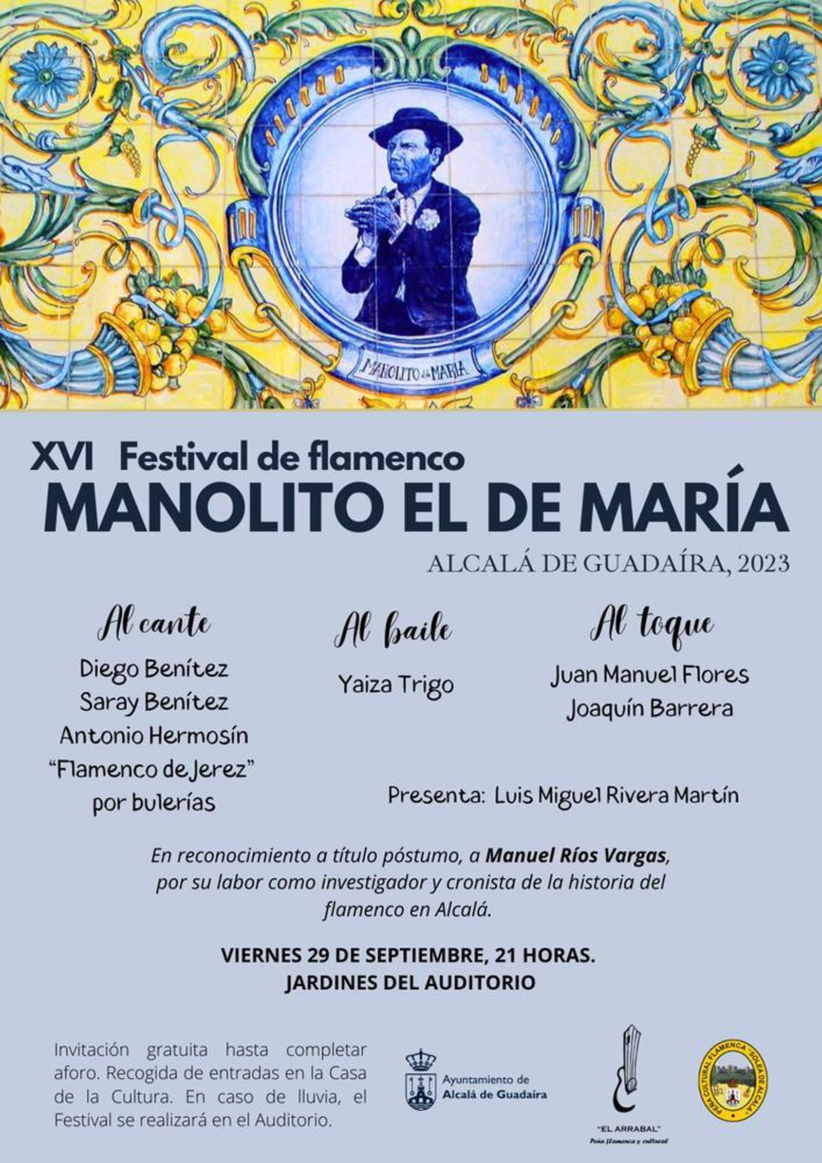 Cartel Manolito el de María 2023