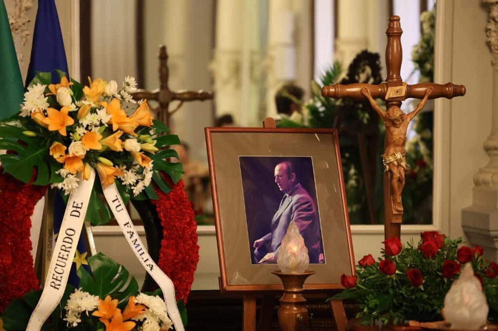 Capilla ardiente de 'Fosforito'.