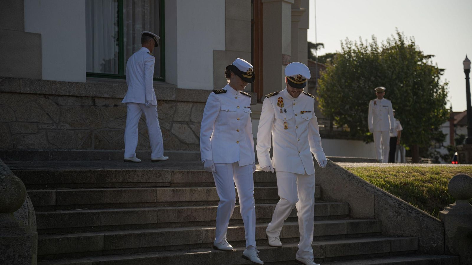 Las fotos del ingreso de la Princesa de Asturias en la Escuela Naval de Marín